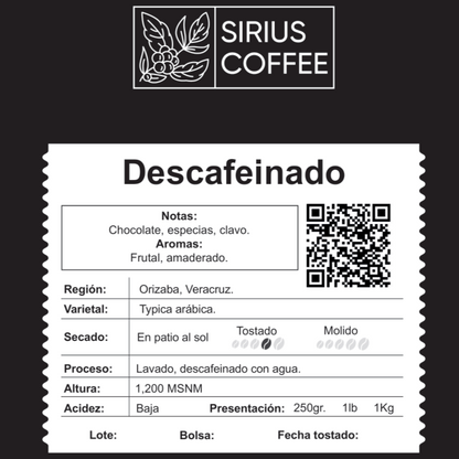 Café Descafeinado