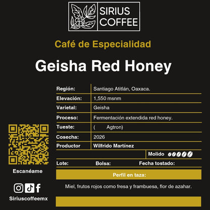 Café Geisha Red Honey