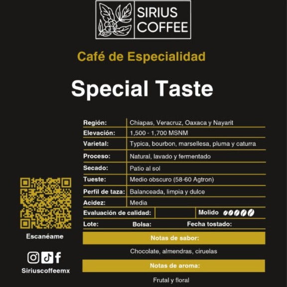 Café Sirius Special Taste