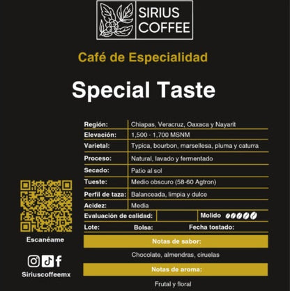 Café Sirius Special Taste