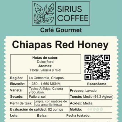 Chiapas Red Honey Coffee