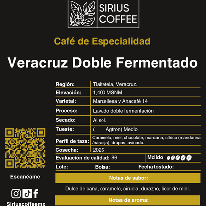 Café Veracruz Doble Fermentación